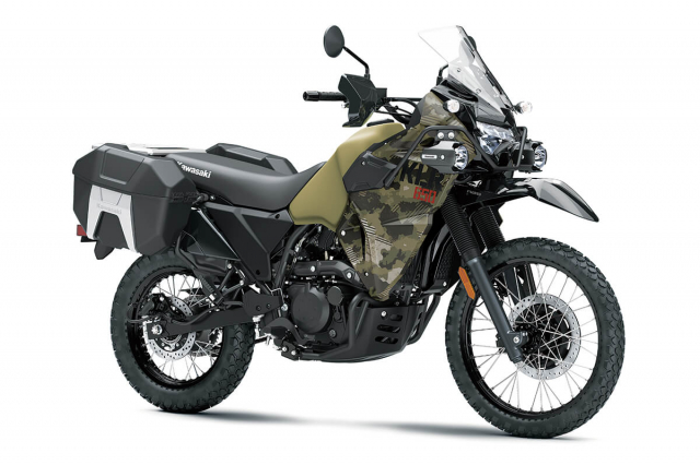 That dang buon khi Kawasaki KLR650 2025 ra mat chi cap nhat mau sac moi - 12