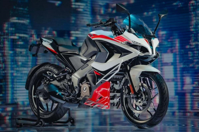 Bajaj Pulsar RS 200 2025 ra mat voi cong nghe tien tien lam moi ve mat tham my