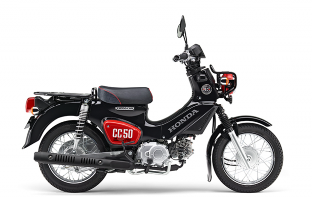 Honda Cross Cub 50 2025 mau xe so da dung co the chay 94 km chi voi 1 lit xang - 6