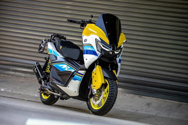Yamaha NMax 155 2025 vua ra mat da duoc lot xac voi phong cach Murazaki cuc dep - 4