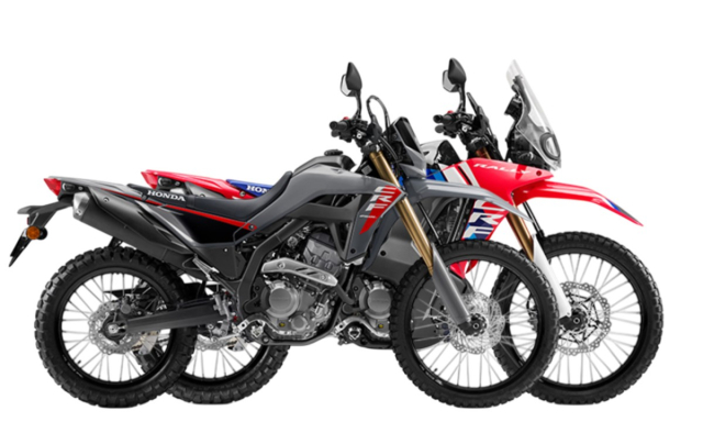 Honda CRF250L va CRF250 Rally 2025 vua ra mat voi mau sac voi 3 diem moi ma chua chac ai biet