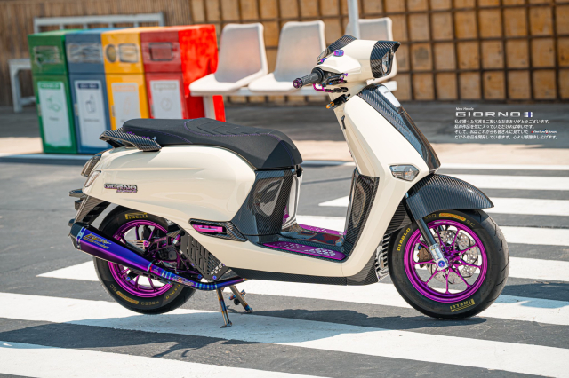 Honda Giorno do khien Fan cuong mau tim khong the roi xa mat - 45
