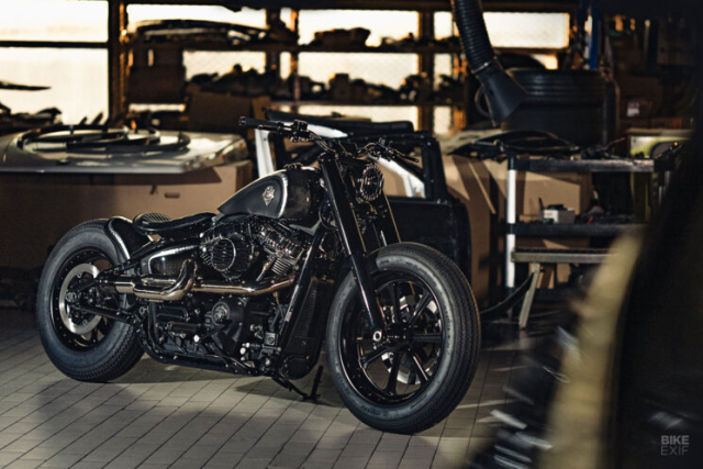 HarleyDavidson Street Bob do mang dau an cua Rough Crafts