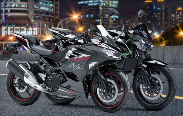 Kawasaki Ninja 400 va Z400 2025 vua ra mat tai Nhat Ban voi nang cap dang gia