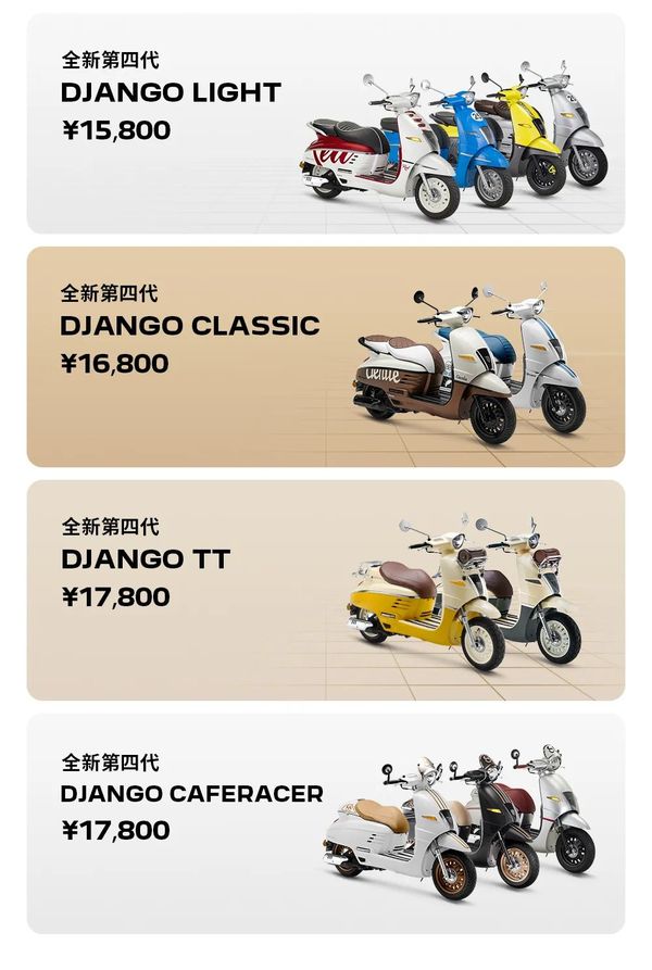 Peugeot django 2025 ra mắt với 4 phiên bản có giao diện khác biệt hoàn toàn giá bán từ 56 triệu vnđ - 5
