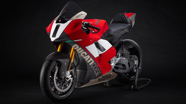 Ban cap nhat moi cho xe dua Ducati V21L MotoE cho mua giai 2025