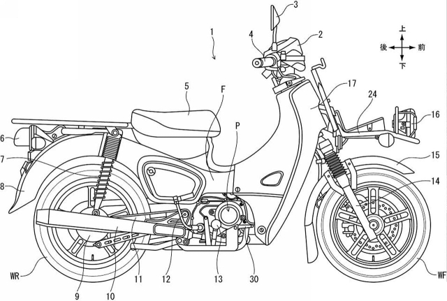 Bang sang che moi cua Honda Super Cub duoc tiet lo voi he thong phanh sau ket hop rat thu vi - 4