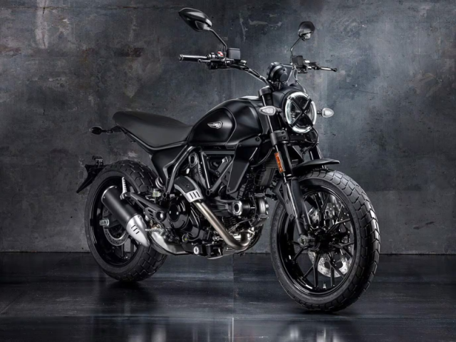 Ducati Scrambler 2025 Icon Dark ra mat so huu ve dep toi gian suc manh toi da
