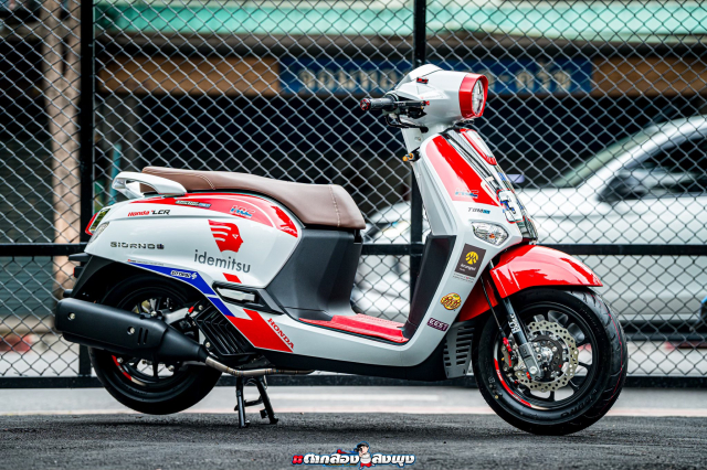 Gay Sot voi Honda Giorno do HRC Chiec Xe Tay Ga Mini Nhung Do Chat Max - 4