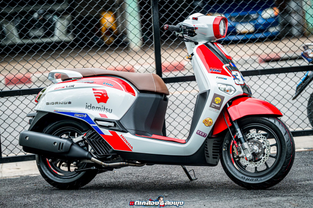 Gay Sot voi Honda Giorno do HRC Chiec Xe Tay Ga Mini Nhung Do Chat Max - 24