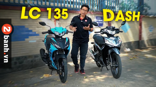 Giua Honda Dash 125 va Yamaha LC135 V8 Dau la chiec xe so nhap khau dang mua nhat o thoi diem nay