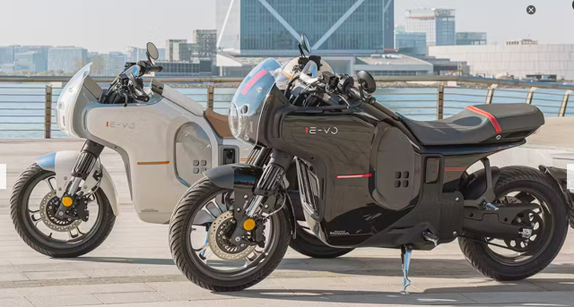 Honda EVO Tan binh xe dien dam chat cafe racer cua Honda da xuat hien - 4