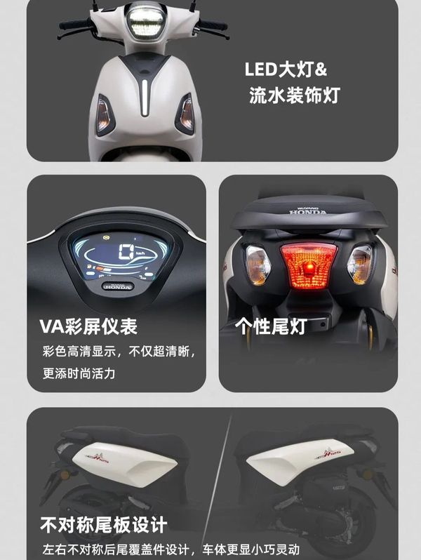 Honda vua tung ra mau xe ga 125 moi co phanh ABS man hinh TFT gia cao nhat chi 37 trieu Dong - 5