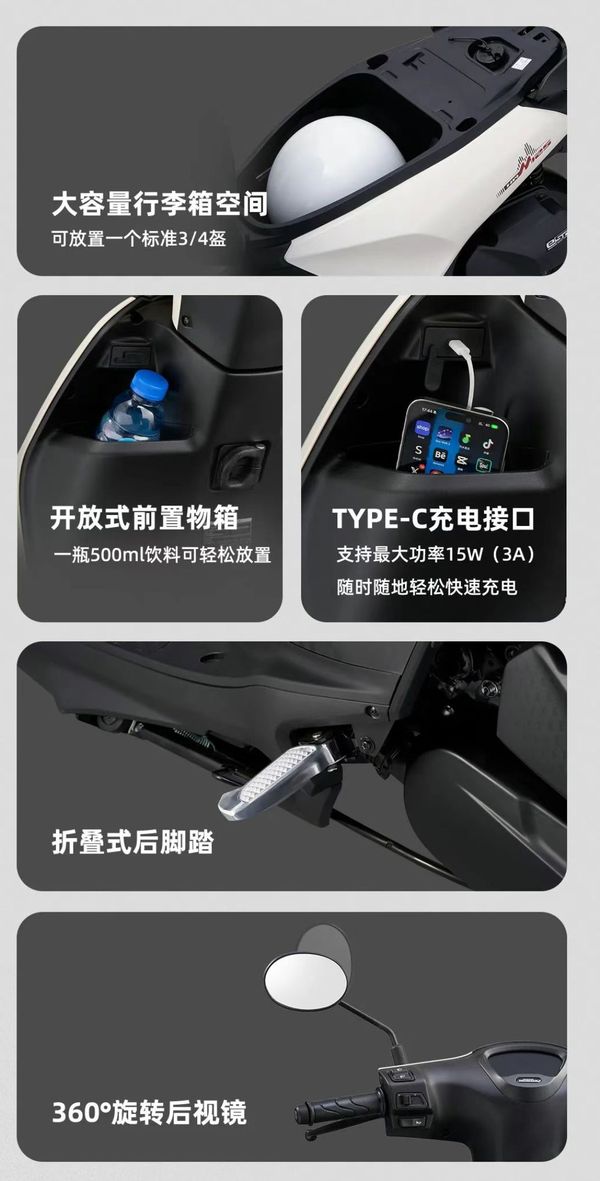 Honda vua tung ra mau xe ga 125 moi co phanh ABS man hinh TFT gia cao nhat chi 37 trieu Dong - 7