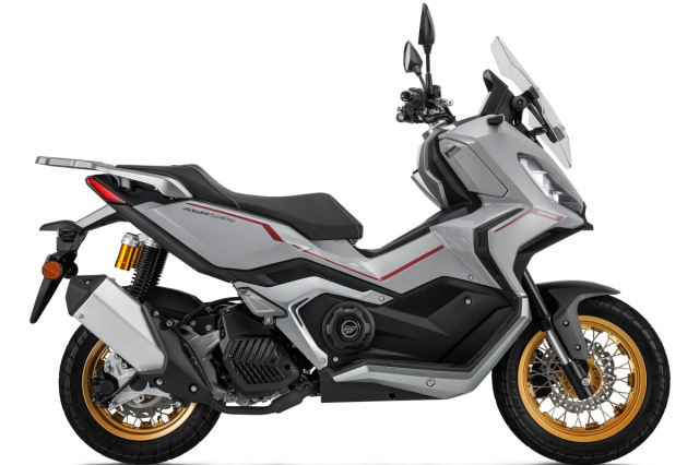 Keeway XDV125 EVO PRO 2025 mau xe tay ga danh cho anh em me phuot ngai con - 6