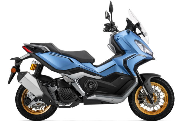 Keeway XDV125 EVO PRO 2025 mau xe tay ga danh cho anh em me phuot ngai con - 10