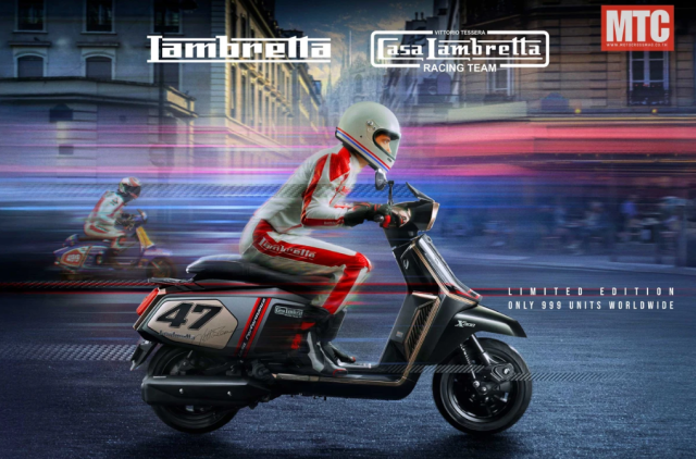 Lo dien phien ban dac biet Lambretta X300 Casa chi co 999 chiec khien gioi scooter rao ruc - 4