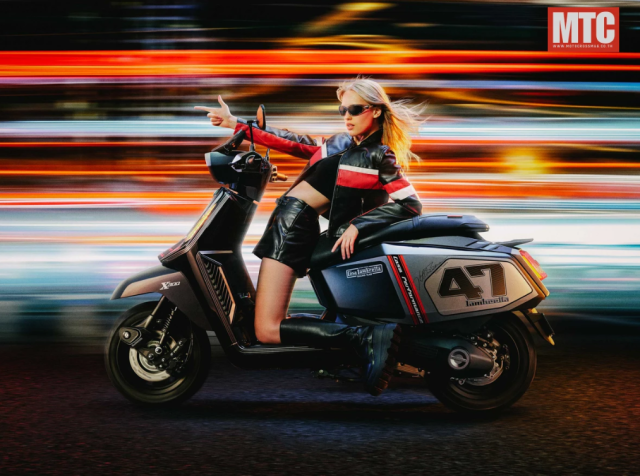 Lo dien phien ban dac biet Lambretta X300 Casa chi co 999 chiec khien gioi scooter rao ruc - 8