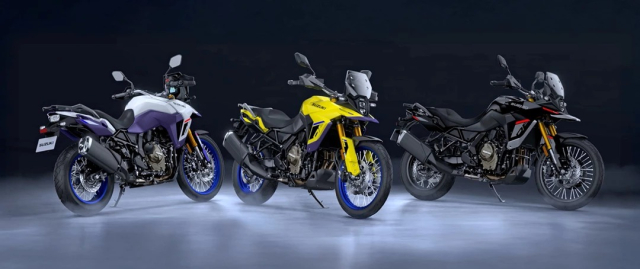 Suzuki VStrom 800 Series Adventure 2025 Bung no voi dien mao moi tai chau Au