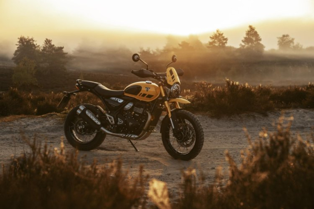 Triumph ra mat Scrambler 400 XC voi gia ban ngang ngua Honda SH160i tai Viet Nam