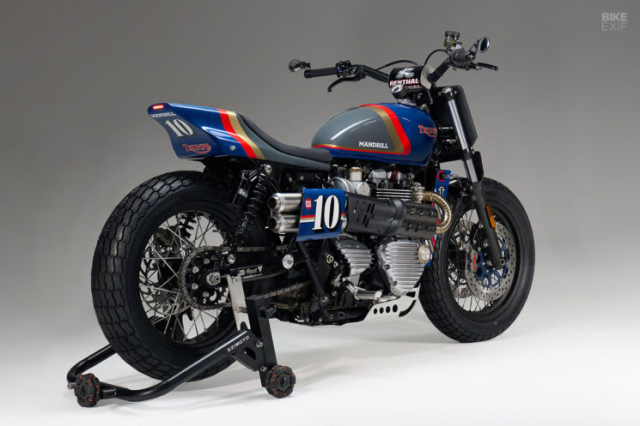 Triumph Bonneville T120 Street Tracker cua Mandrill Garage Khi ke lich lam hoa thanh quai thu - 10