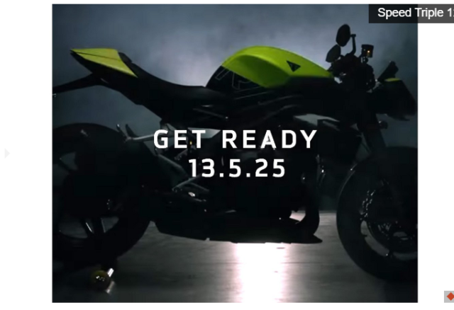 Triumph chuan bi ra mat Speed Triple 1200 RX 2026 Con bao moi dang den - 5