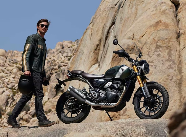 Triumph Scrambler 400X 2025 ra mat Ke thach thuc moi trong phan khuc tam trung