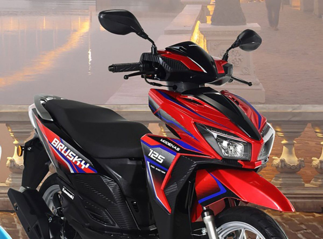 Brusky 125 mau xe ga hoan toan moi cua Kawasaki vua ra mat voi gia ban khoang 315 trieu Dong