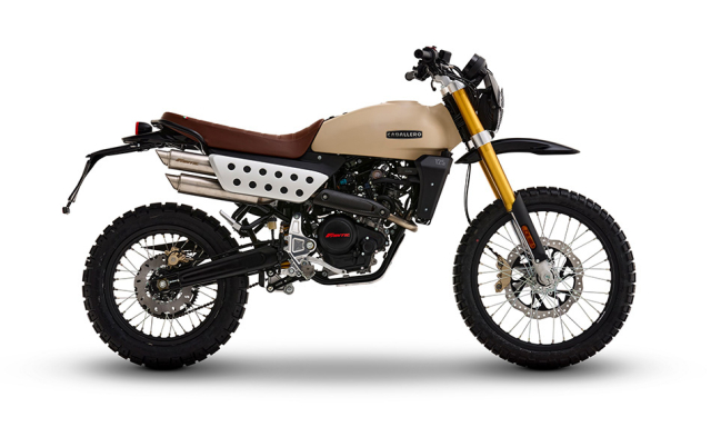 Caballero Rally 125 chiec xe Scrambler pho thong phu hop voi moi nguoi - 7