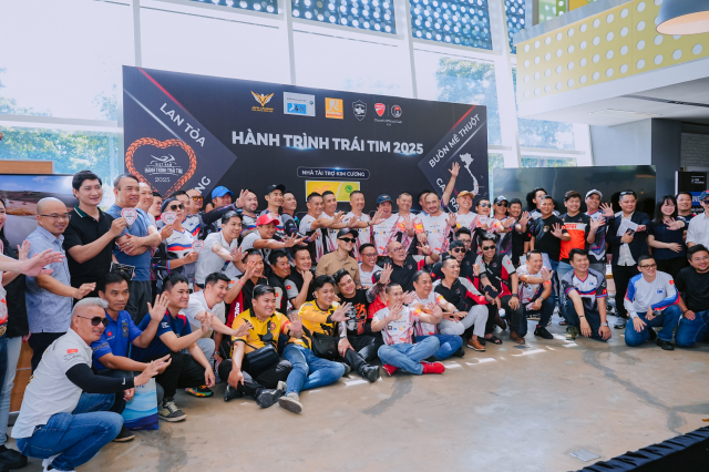 Chuong trinh thien nguyen Hanh trinh trai tim 2025 voi su dong hanh cung Thaco Auto BMW Motorrad