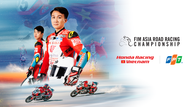 Doi dua Honda Racing Vietnam nhan tai tro tu FPT Corporation tai Giai dua xe Mo to chau A ARRC 2025