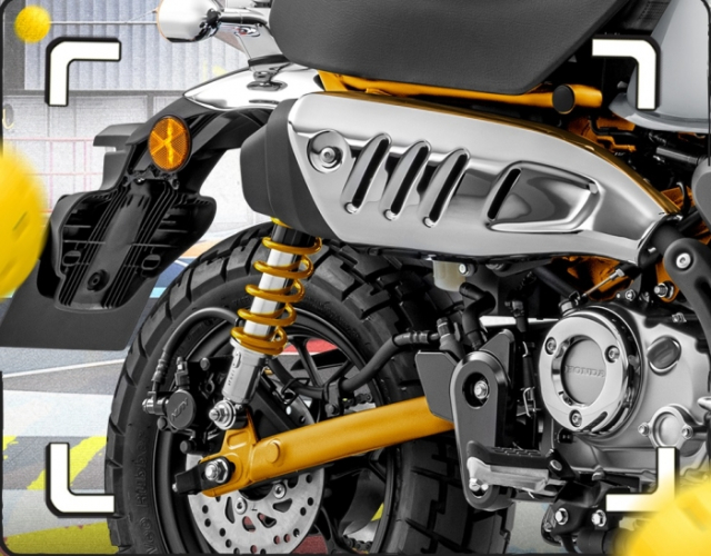 Honda Monkey Moonlit Silver 2025 vua ra mat voi gia quy doi khoang 70 trieu Dong - 6