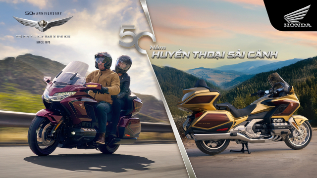 Honda Viet Nam ra mat Gold Wing 2025 phien ban ky niem 50 nam voi gia hon 12 ty dong