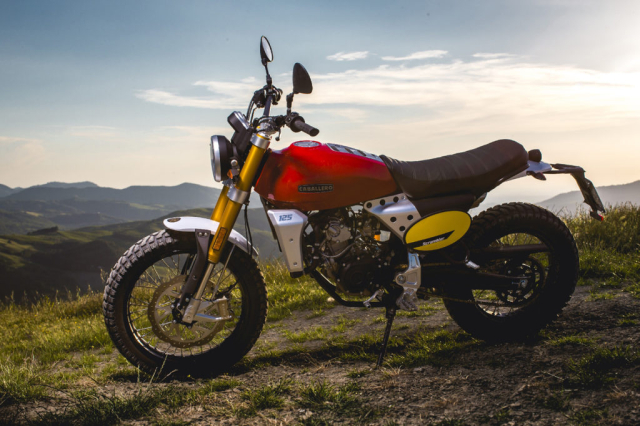 Kham pha Fantic Caballero Scrambler 125 2025 vua ra mat Chat Scrambler me hoac moi dang may rau - 6