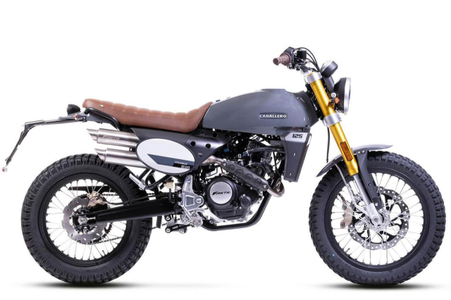 Kham pha Fantic Caballero Scrambler 125 2025 vua ra mat Chat Scrambler me hoac moi dang may rau - 10