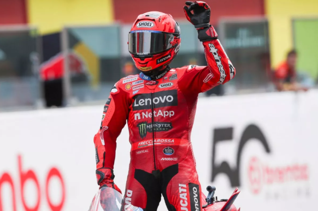 Marc Marquez Chien than hoi sinh va chien thang day cam xuc tai sprint race GP Y
