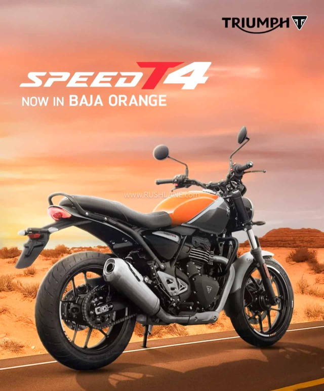 Triumph Speed T4 khoac ao moi Baja Orange voi gia ban chi tu 60 trieu Dong - 4