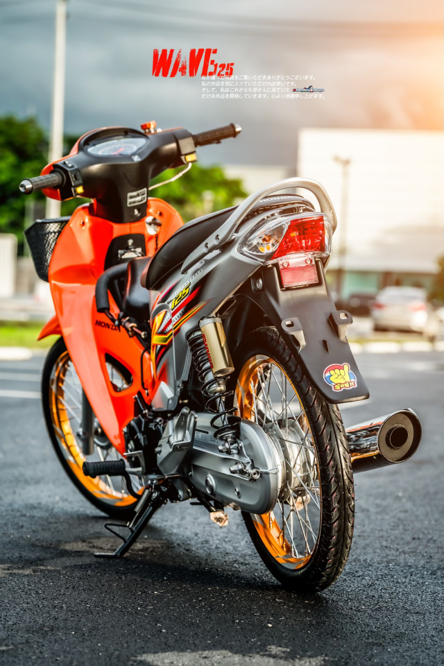 Wave 125 do tone cam bac Chien ma duong pho voi dan do choi hang hieu chat ngat - 28