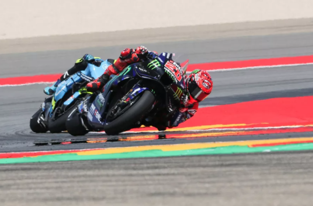 Yamaha va con dau dau mang ten Dien Tu Quartararo noi gi sau chang Aragon - 4