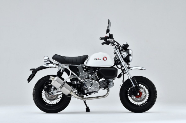 Yen GCraft moi cho Honda Monkey 125 non do choi nho cai thien lon cho nguoi me xe mini