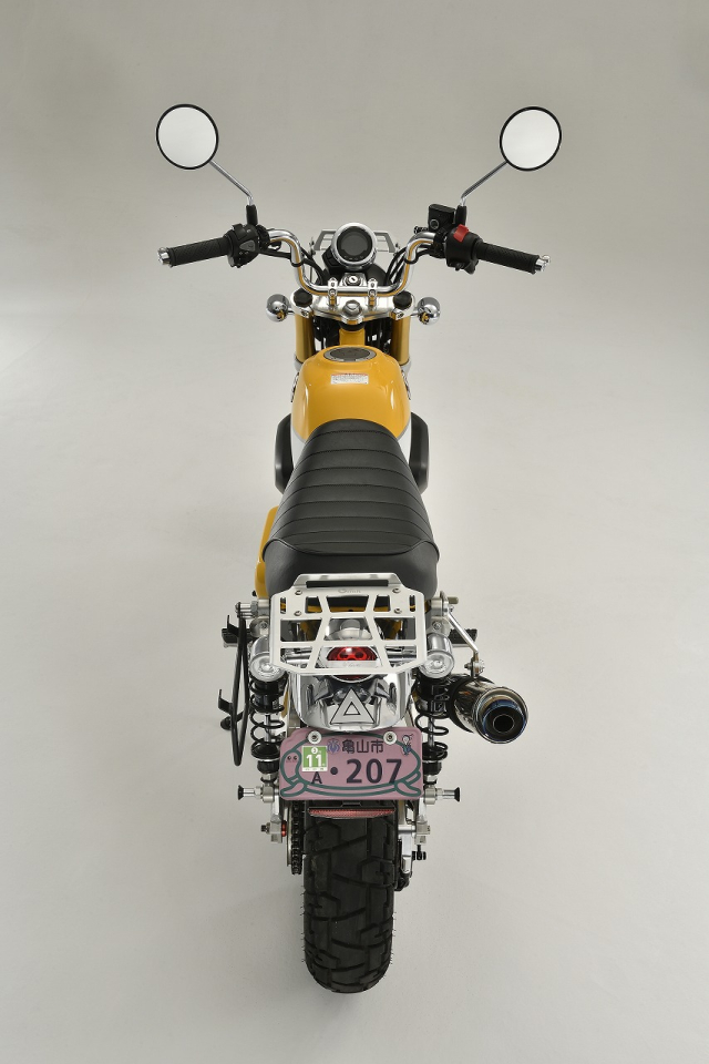 Yen GCraft moi cho Honda Monkey 125 non do choi nho cai thien lon cho nguoi me xe mini - 5