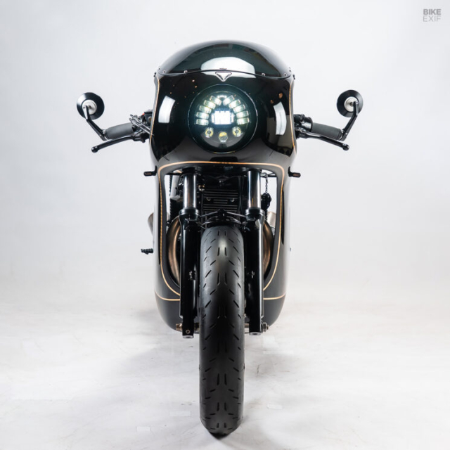 Bonneville do Cafe Racer Khi linh hon co dien gap chat choi duong pho - 4