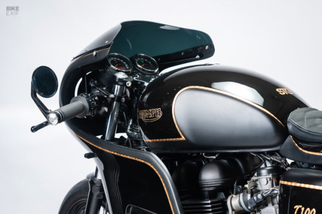 Bonneville do Cafe Racer Khi linh hon co dien gap chat choi duong pho - 5