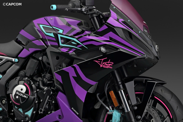 GSX8R Tuned by JURI ra mat khi Suzuki bat tay voi tua game Street Fighter 6 - 4