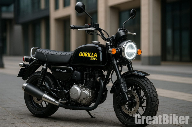 Honda Gorilla 125 Mau minibike hoan toan moi voi phong cach co dien thap nien 80 - 4