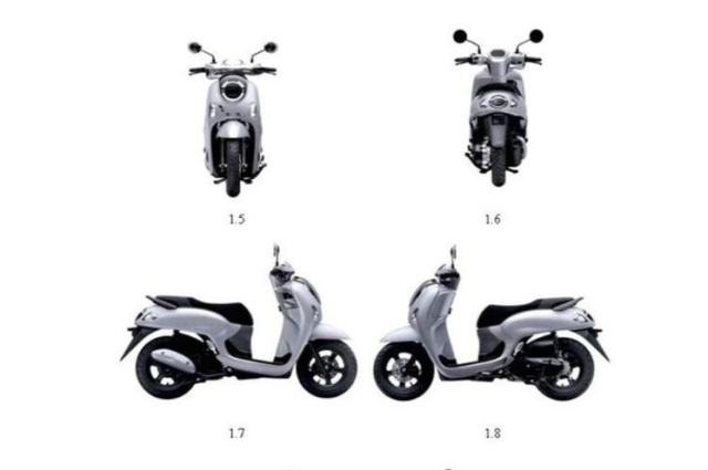 Honda Viet Nam dang ky mau xe ga Scoopy 2025 hoan toan moi lieu co thay the Vision - 4
