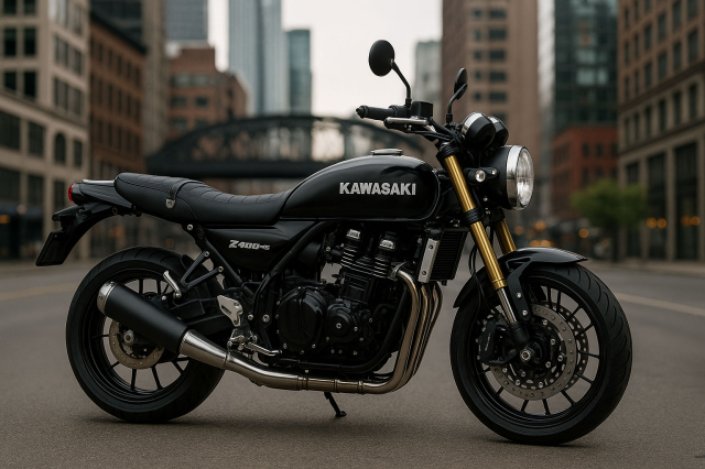 Kawasaki Z400RS Con song 4 xylanh hoai co sap tro lai - 4