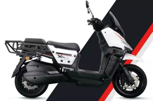 Keeway EZI XRoad Mau xe dien phieu luu co den pha giong BMW R1300 GS - 4
