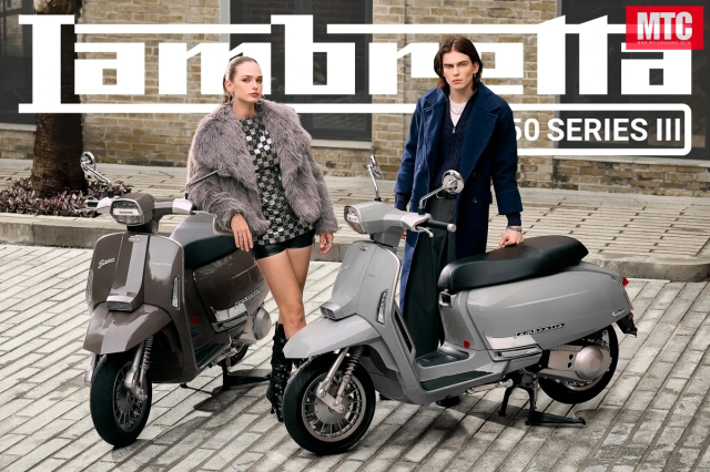 Lambretta G350 Series III 2025 trinh lang voi loat sac mau moi Ve dep vuot thoi gian tro lai