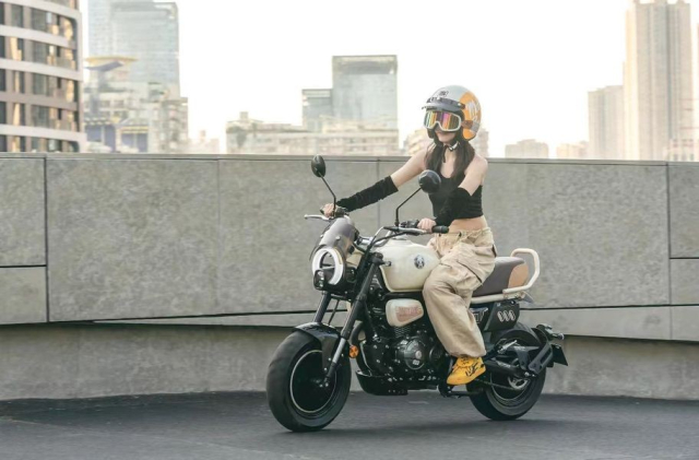 Little Bear Dun Dun Happy Mau minibike day thu vi vua ra mat voi gia ban khoang 37 trieu Dong - 4